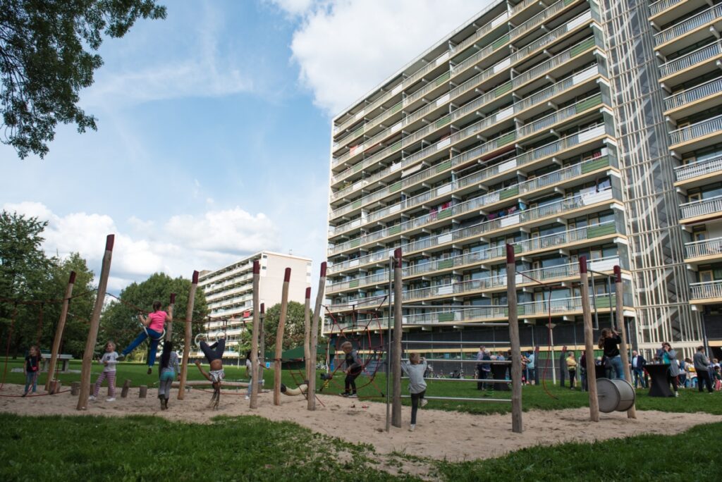 illustratie speeltuin