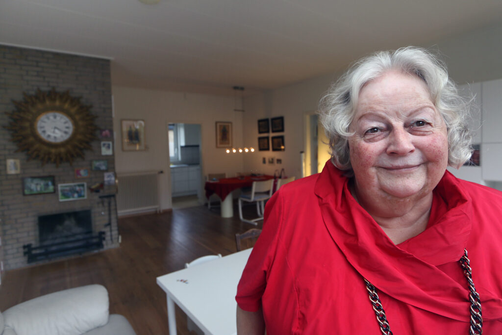 mevrouw Clarisse Chaillet ontmoet mantelzorgers van dementerenden