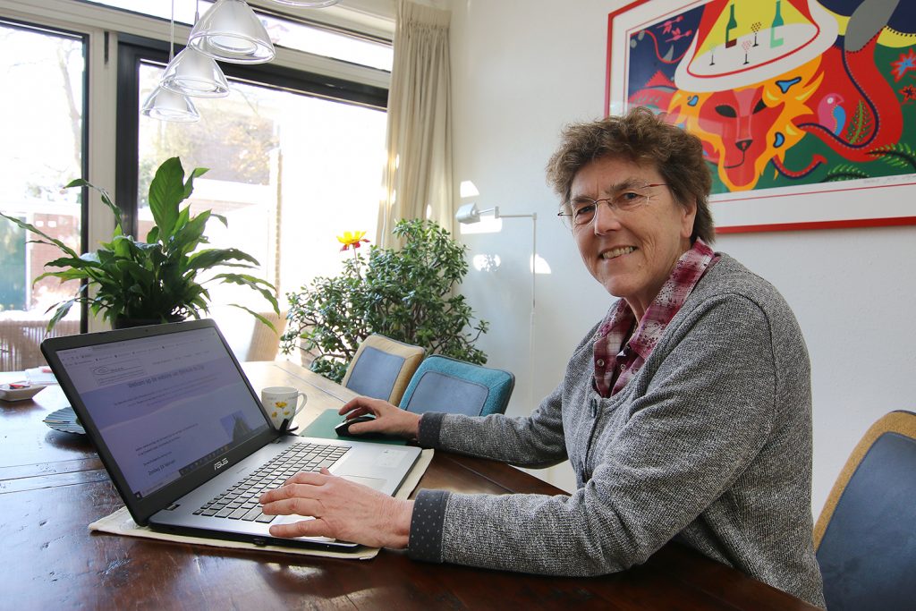 Dit is Anke, penningmeester en webmaster van De Zijp